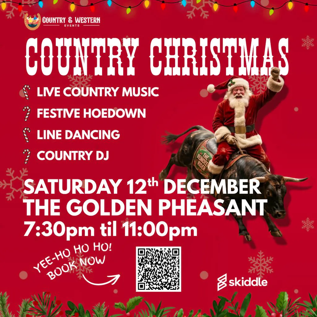 Peterborough Xmas Hoedown at Golden Pheasant Etton
