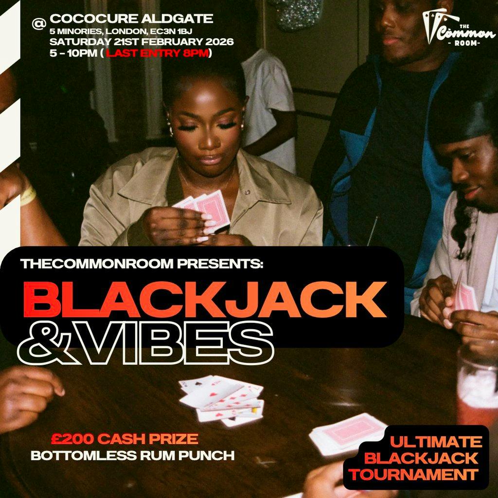 Thecommonroomuk presents: Blackjack + Vibes at Cococure Aldgate