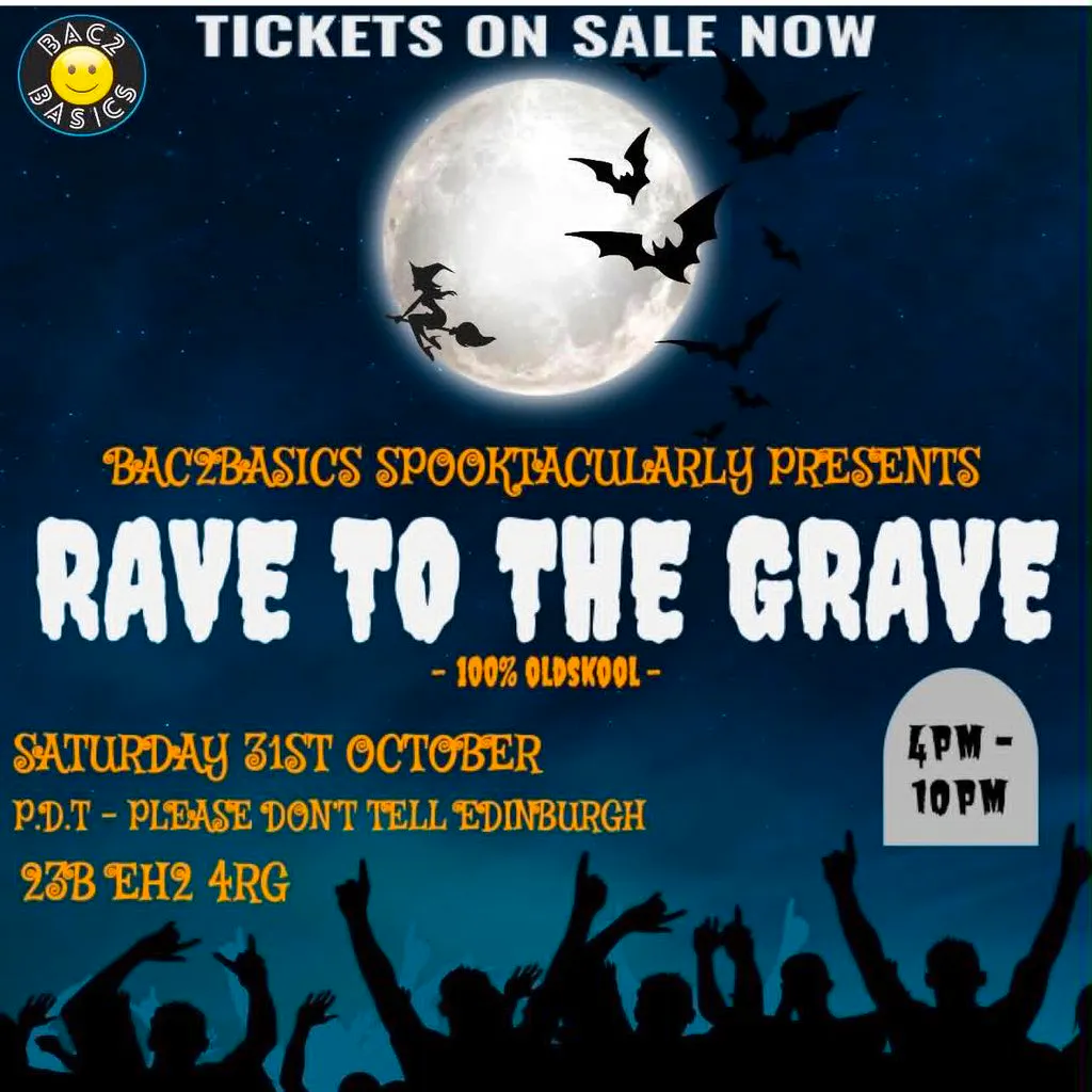 Bac2Basics Spooktaculary Presents Rave To The Grave at P.D.T Please Don't Tell