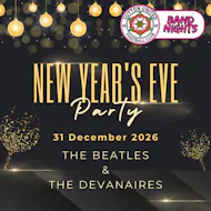 NYE Party - With The Beatles & The Devanaires at Sutton United Football Club