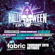 The Halloween Rave at Fabric! London Halloween 2026 at Fabric London