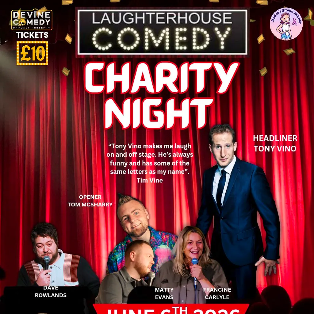 Colostomy UK Fundraiser at the Laughter House comedy Club at Laughter House  Comedy Club