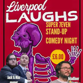 Liverpool Laughs Stand-up Comedy Show June 3rd.