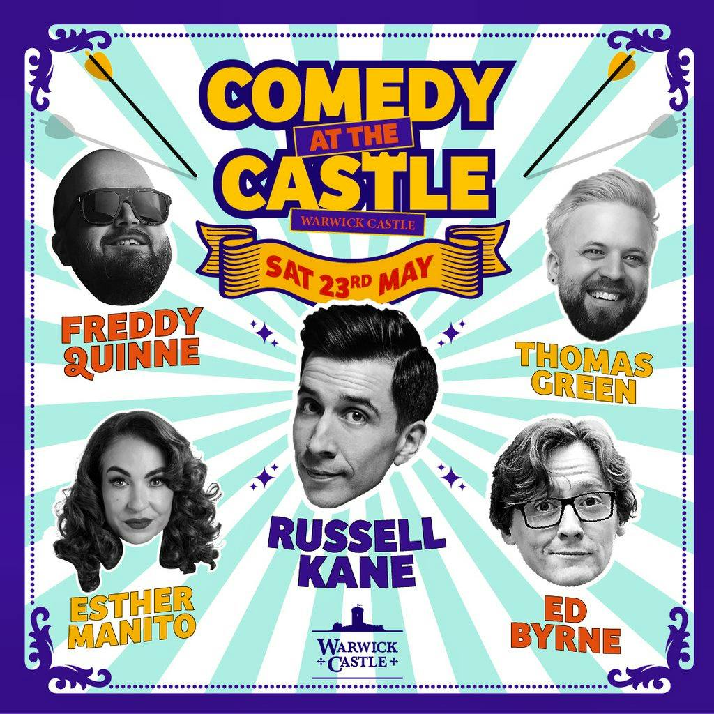 Comedy at the Castle: Saturday Night with Russell Kane + more! at Warwick Castle