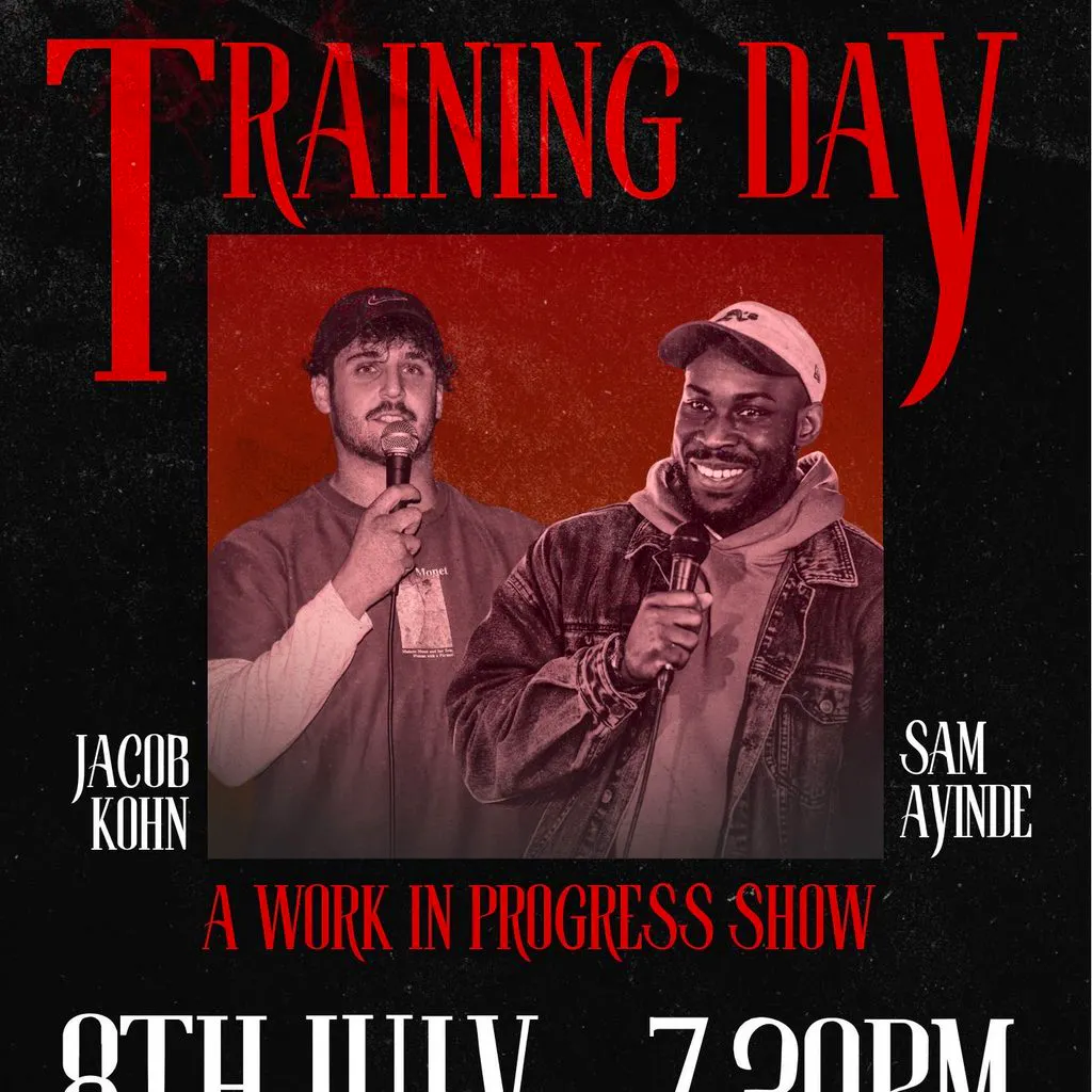 FREE STAND UP COMEDY - Jacob Kohn and Sam Ayinde - Training Day at Fairfield Social Club