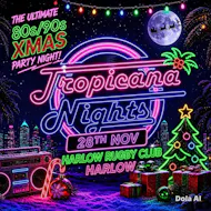 The Ultimate 80's v 90's Xmas Party Night - Harlow! at Harlow Rugby Club