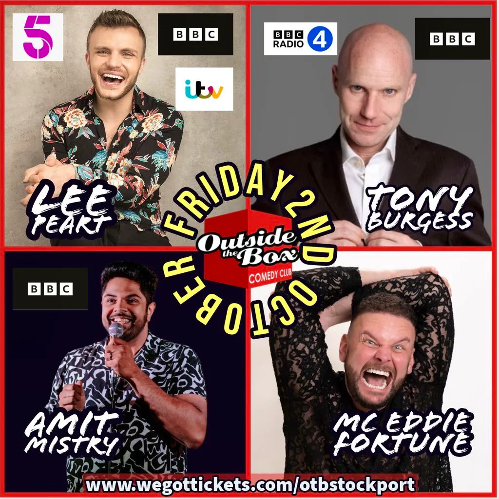 Live Comedy - Friday 2nd October at Stockport Garrick Theatre