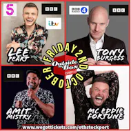 Live Comedy - Friday 2nd October at Stockport Garrick Theatre