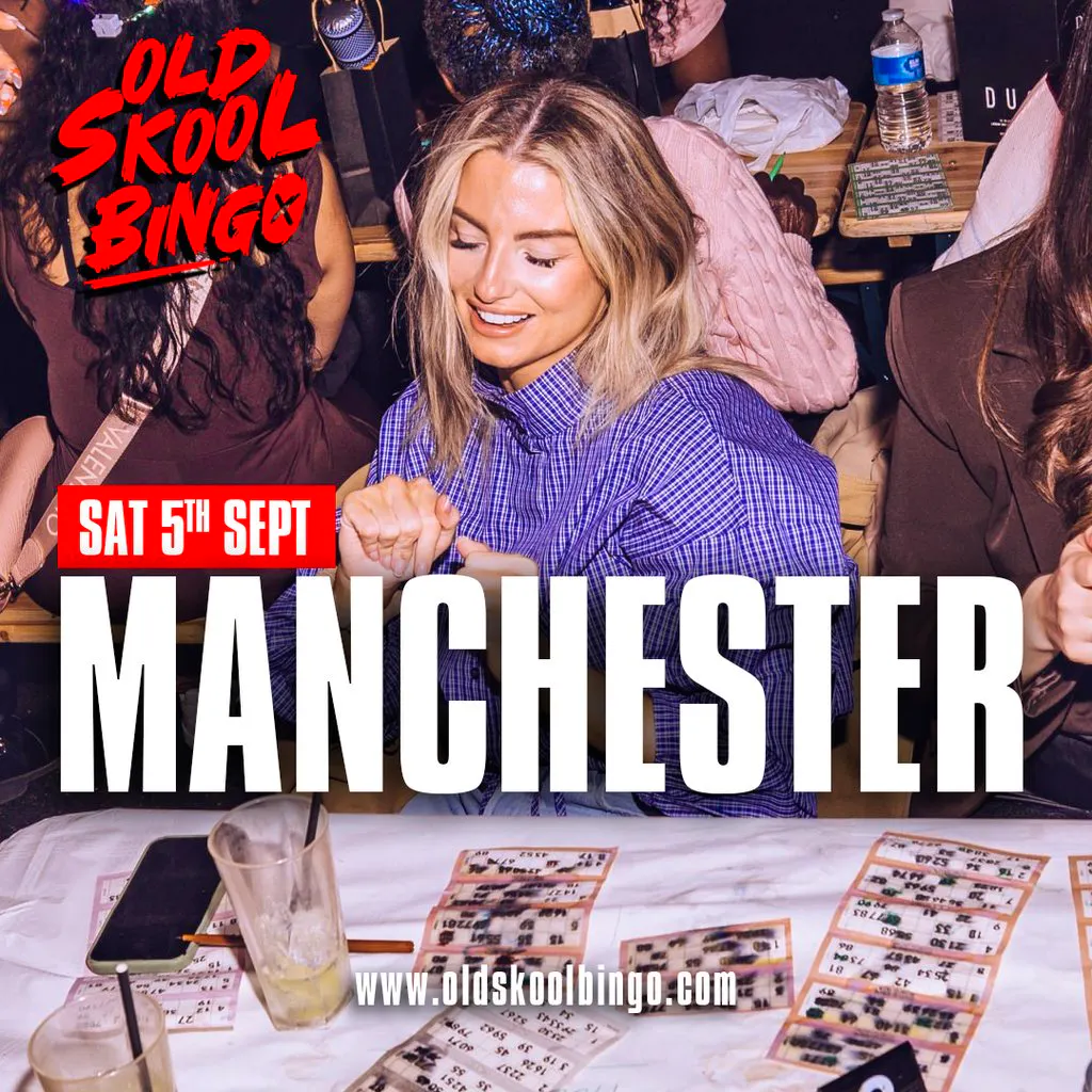 Old Skool Bingo Sat 5th Sep Manchester at BLVD Manchester