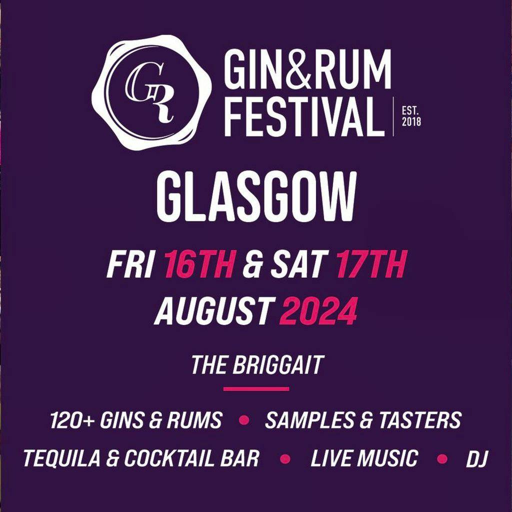 Gin & Rum Festival Glasgow 2024 Tickets The Briggait Glasgow Fri