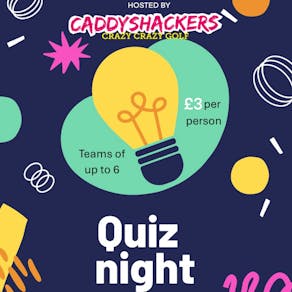 Quiz night at Caddyshackers