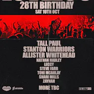 LOVEZOO 28th Birthday: TALL PAUL / ALLISTER WHITEHEAD + MORE at Unit 13, Burton St, Nottingham NG1 4BT