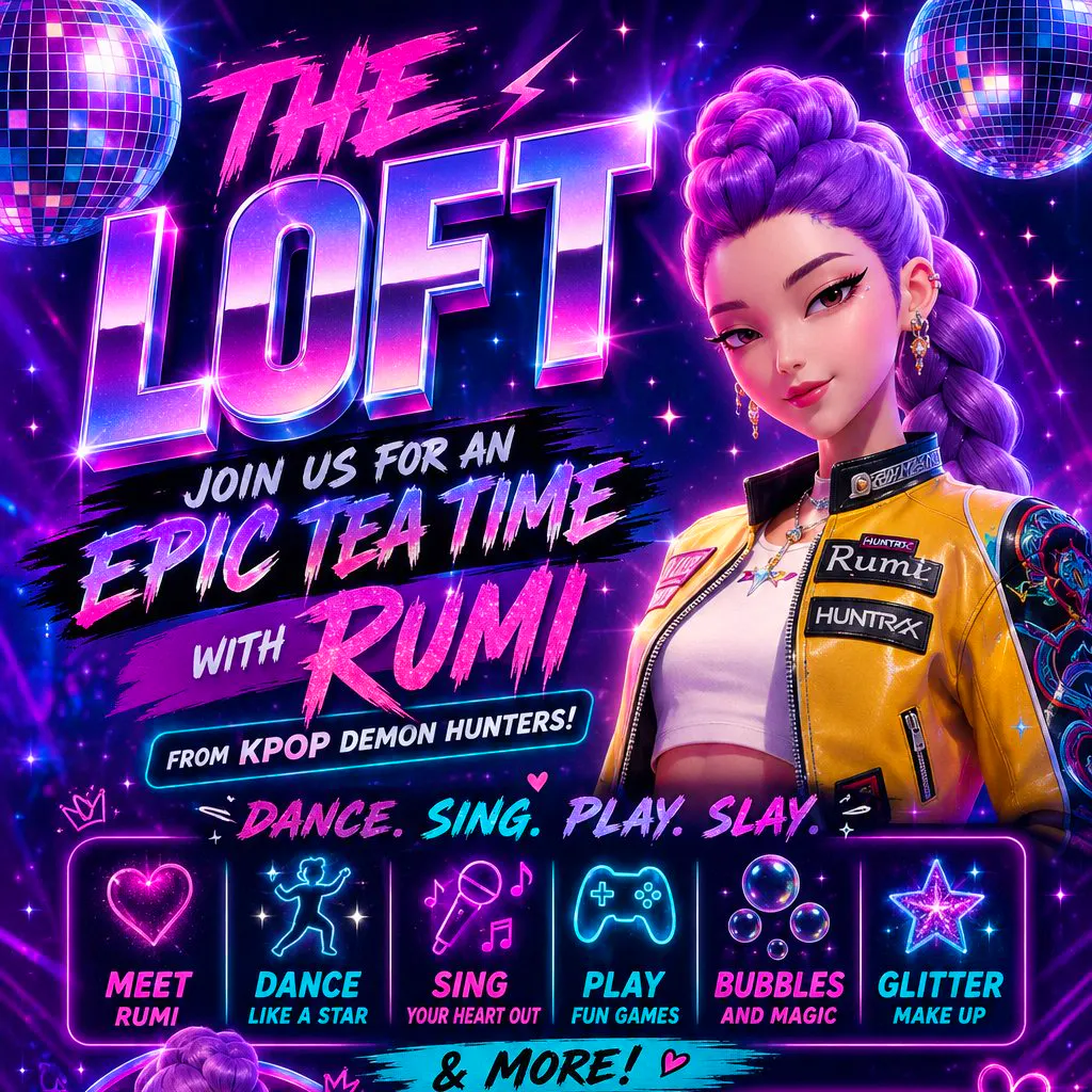 Tea time with Rumi at The Loft Cleckheaton 