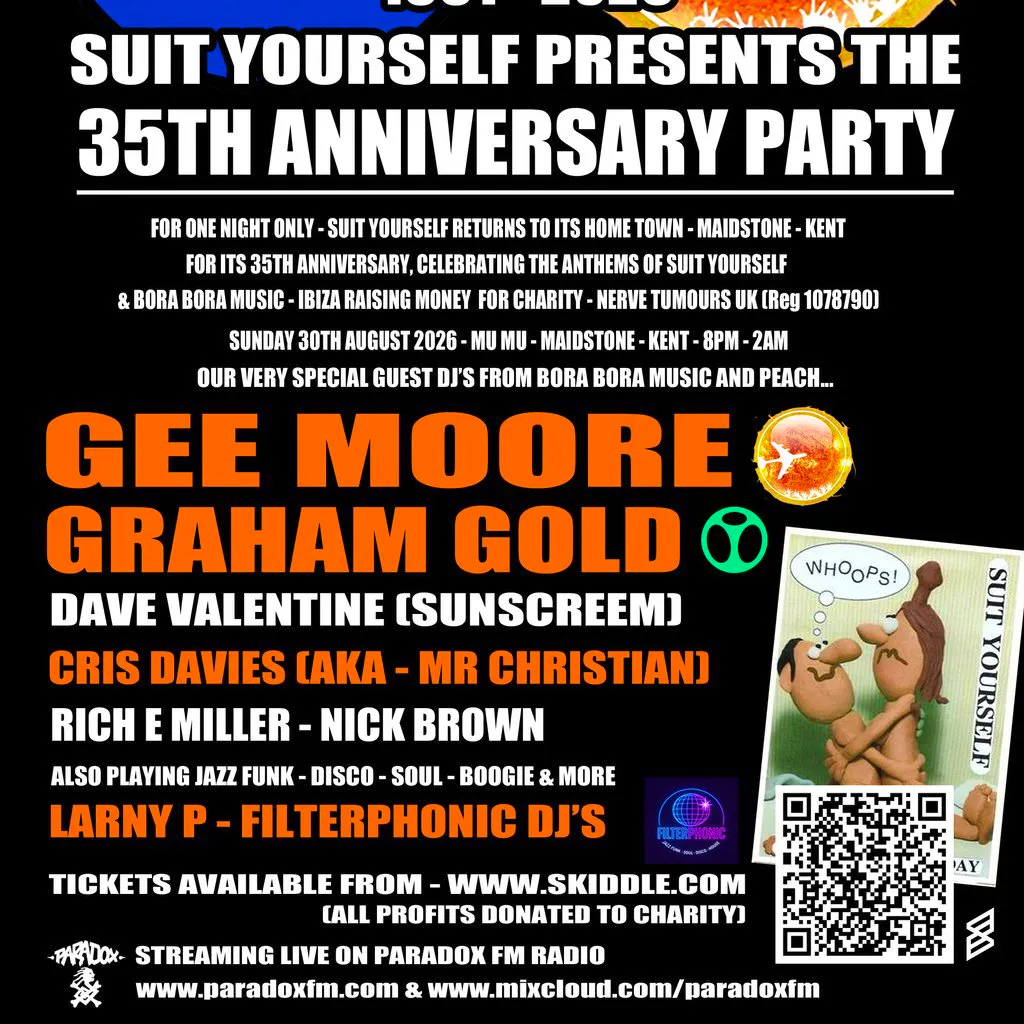 Suit Yourself with DJ GEE MOORE (BORA BORA MUSIC) & GRAHAM GOLD at Mu Mu