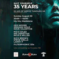 The Suit Yourself 35th anniversary party. at Mu Mu