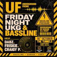 Underground Frome - Friday Night UKG & Bassline at The Tunnels Frome