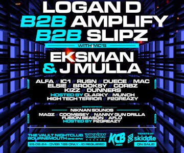 KCB Presents Logan D B2B Amplify B2B Slipz with Eksman & J Mulla
