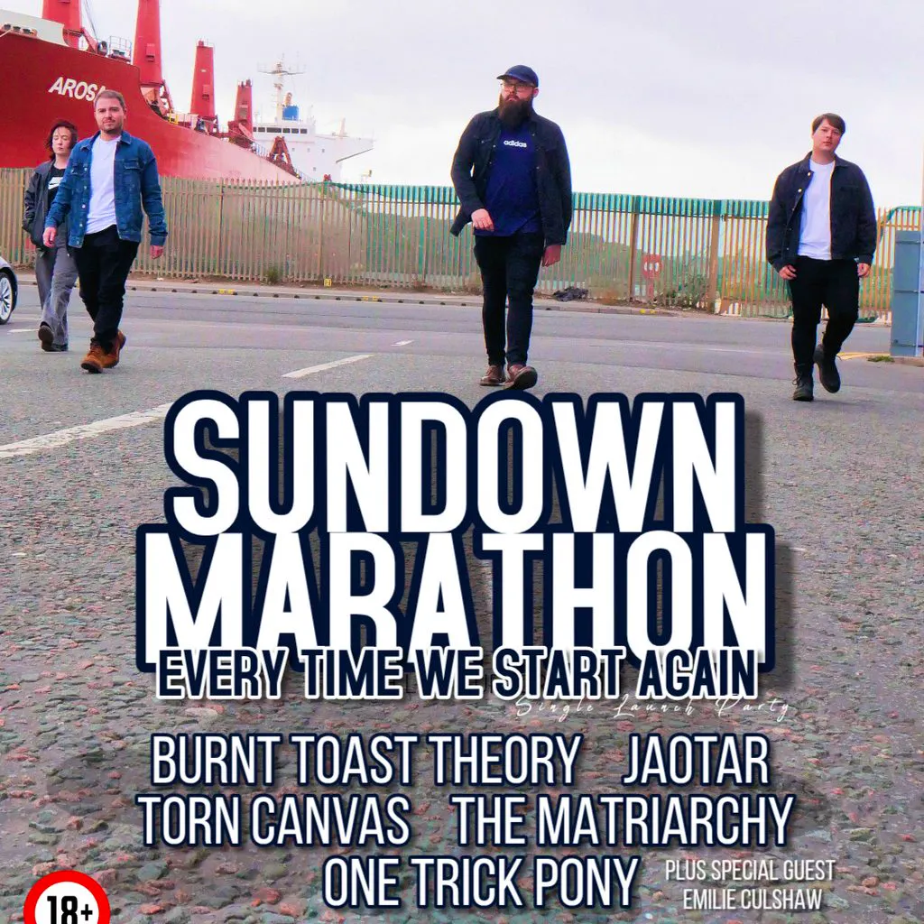 Sundown Marathon Every Time We Start Again Single Launch at Heebie Jeebies