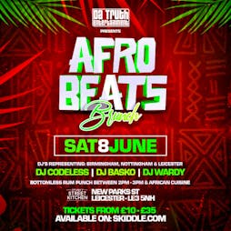 AfroBeats - Brunch Tickets | 2Funky Street Kitchen  Leicester   | Sat 8th June 2024 Lineup