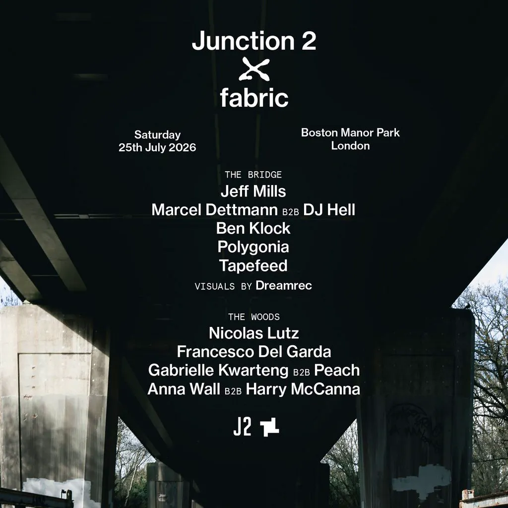 Junction 2 x fabric: Jeff Mills, Marcel Dettman at Boston Manor Park