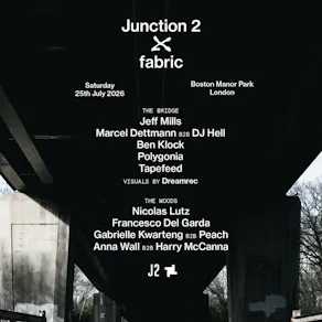 Junction 2 x fabric: Jeff Mills, Marcel Dettman
