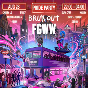 Bruk Out X Fly Girls$ Pride Warm Up Party