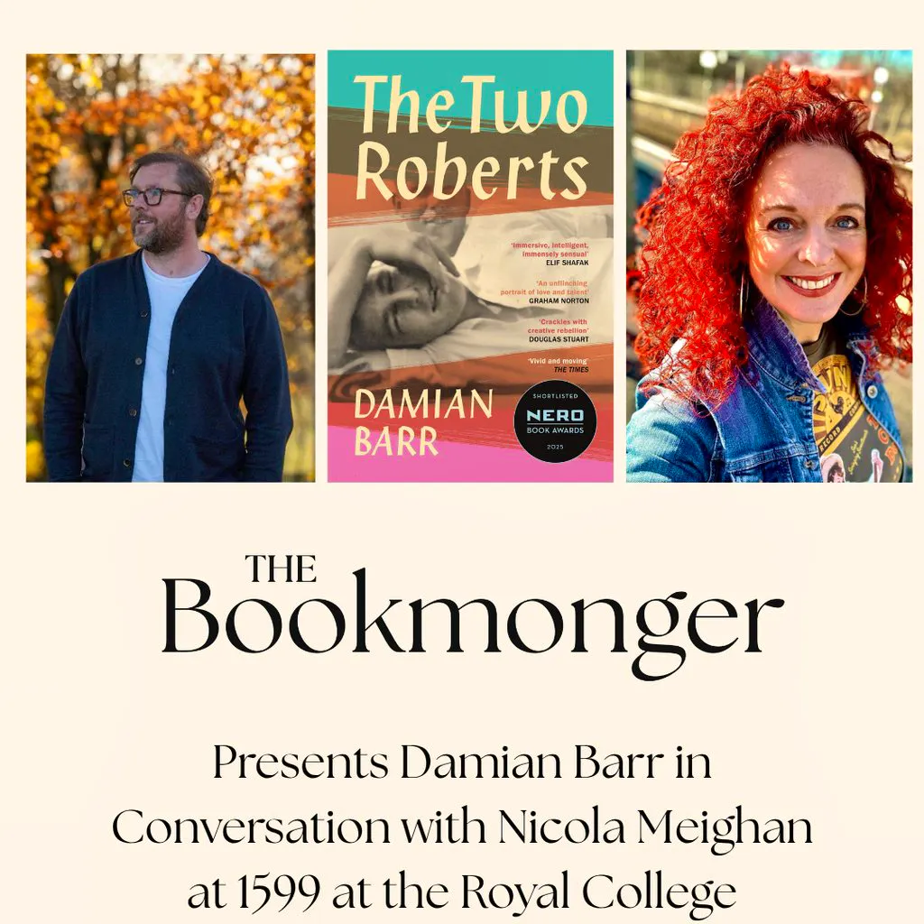 The Two Roberts Paperback Launch with Author Damian Barr at 1599 At The Royal College