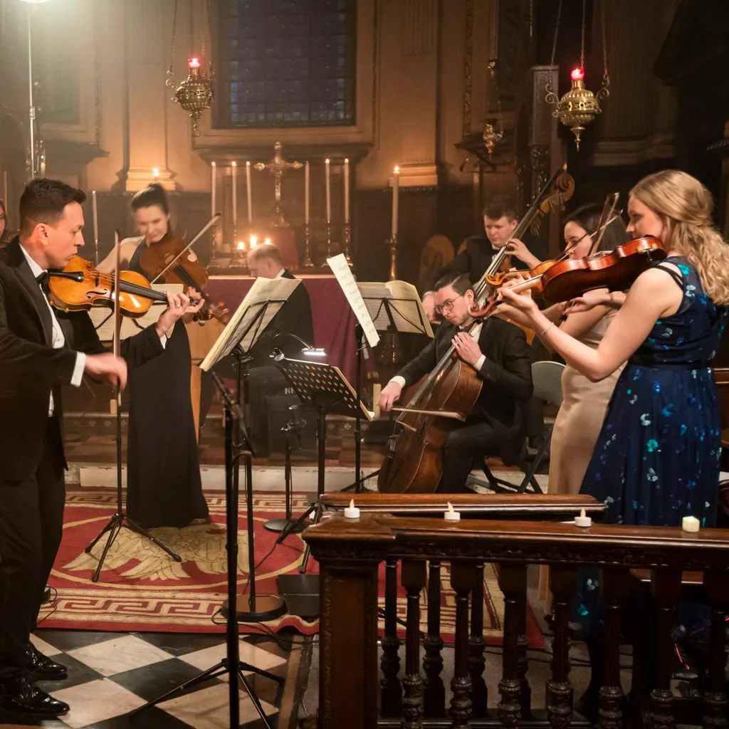 Vivaldi Four Seasons at Christmas by Candlelight at Newcastle Cathedral.
