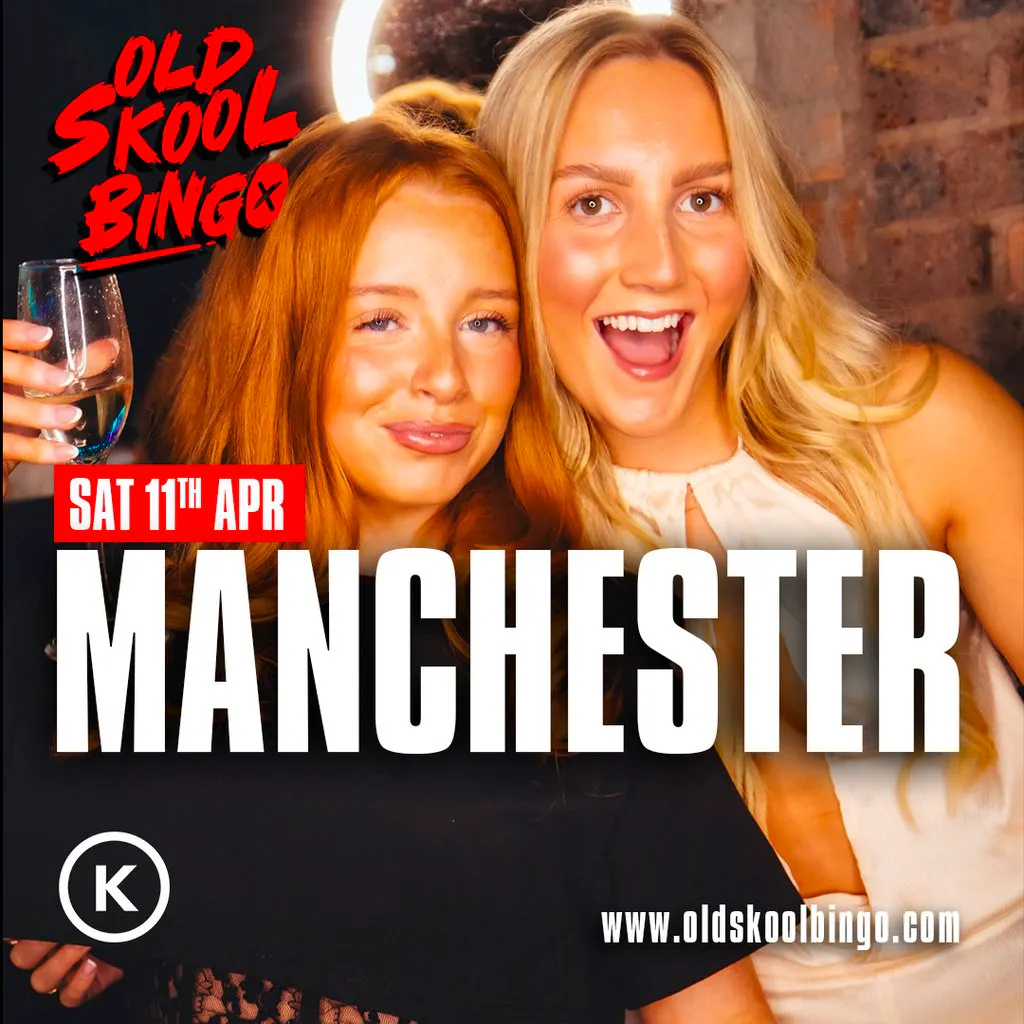 Old Skool Bingo Sat 13th June Manchester at Kable