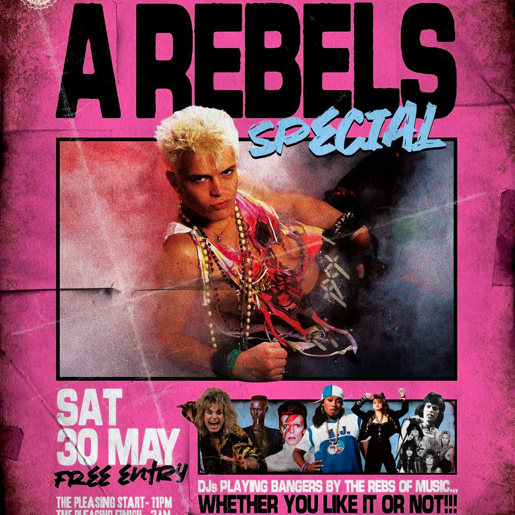THE PLEASING - A Rebels Special at Billy Bootleggers Nottingham