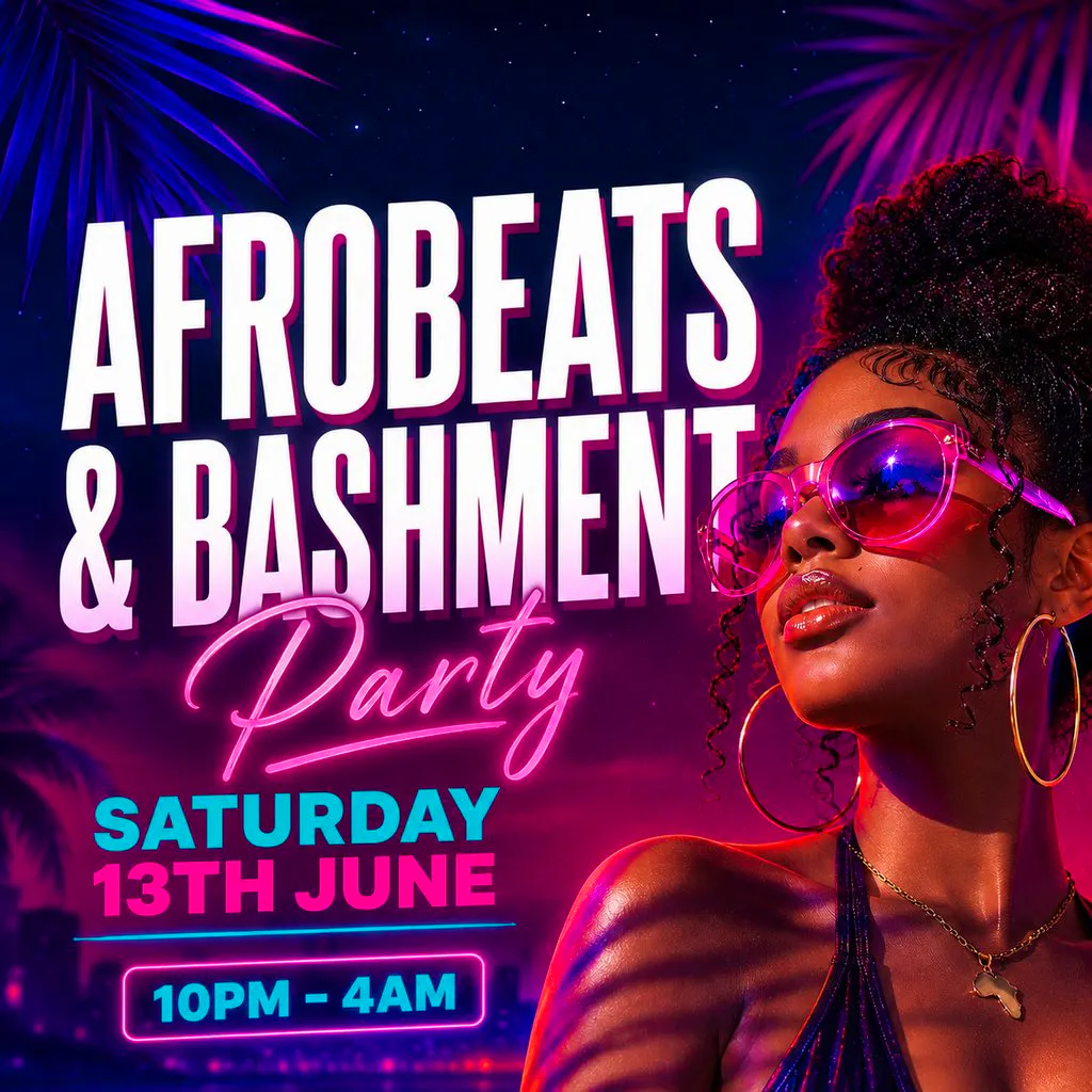 Afrobeats & Bashment Party (£5 B4 Midnight With Ticket) at Brixton Storeys