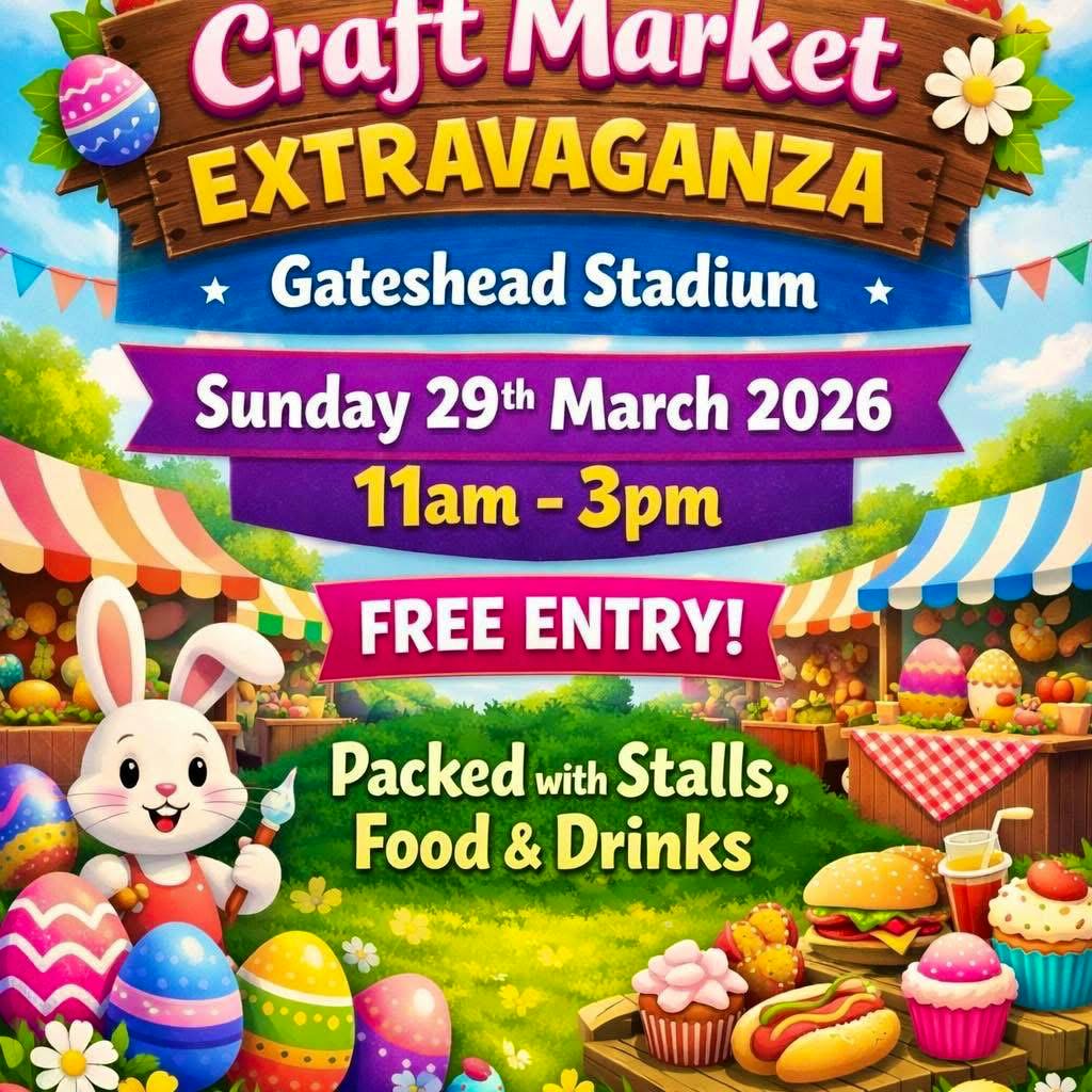 Gateshead Stadium Easter Extravaganza Market at Gateshead Stadium