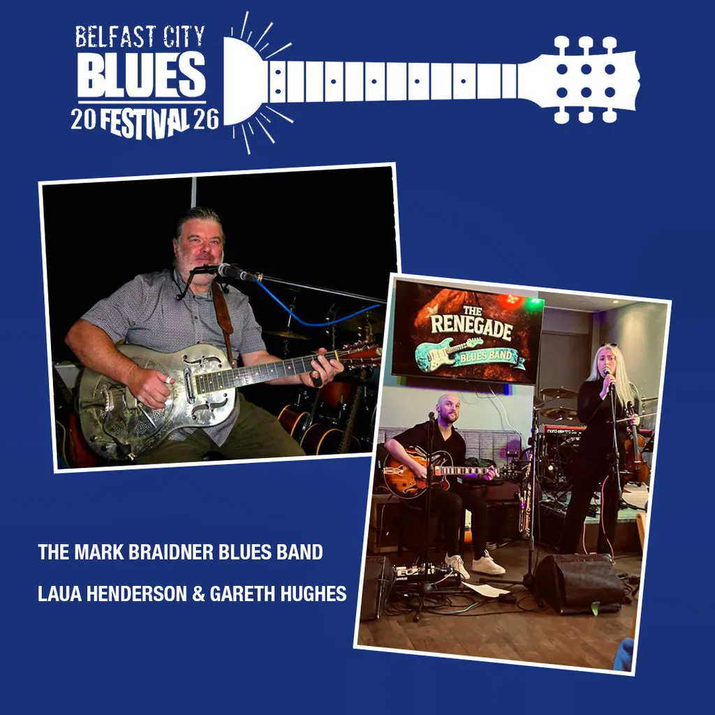The Mark Braidner Blues Band // Laura Henderson & Gareth Hughes  at The Belfast Barge