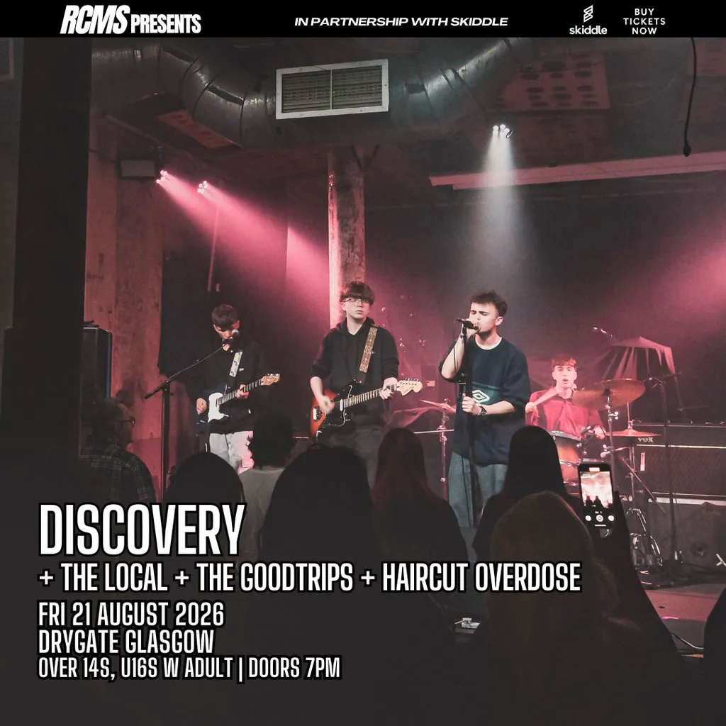 Discovery, The Local, The Goodtrips, Haircut Overdose at Drygate