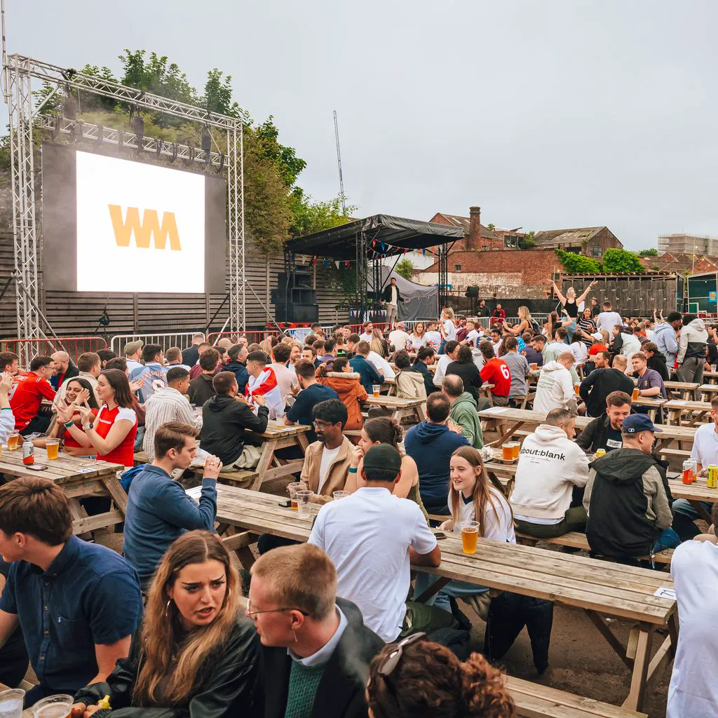 World Cup Fan Zone England v Argentina at Sawmills