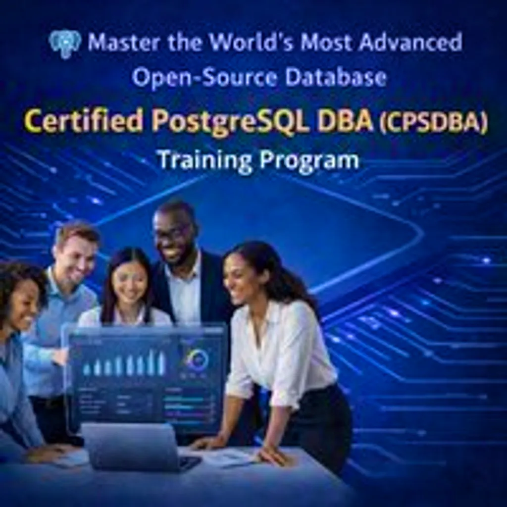 Certified PostgreSQL DBA (CPSDBA) Training Program at Virtual Event