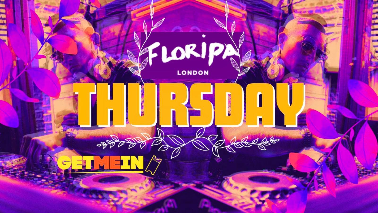 Shoreditch HipHop & RnB Party // Floripa Shoreditch // Every Thursday // Get Me In! Tickets