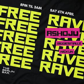 Free Rave - Sat 6th April
