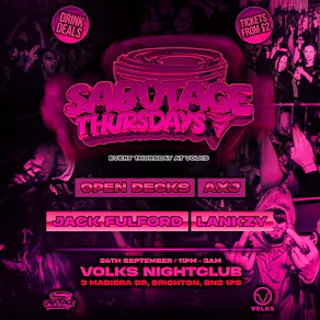 Sabotage Thursdays