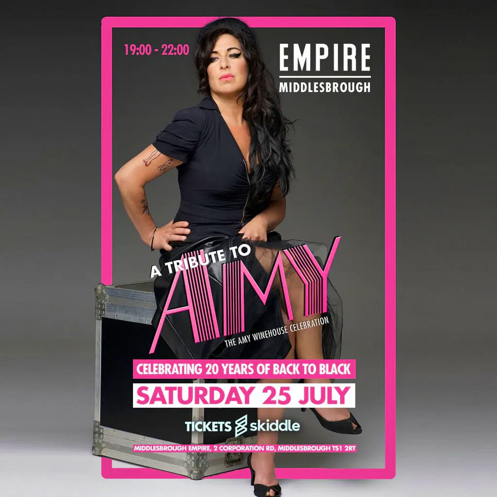 BACK TO BLACK  The Amy Winehouse Celebration at The Middlesbrough Empire