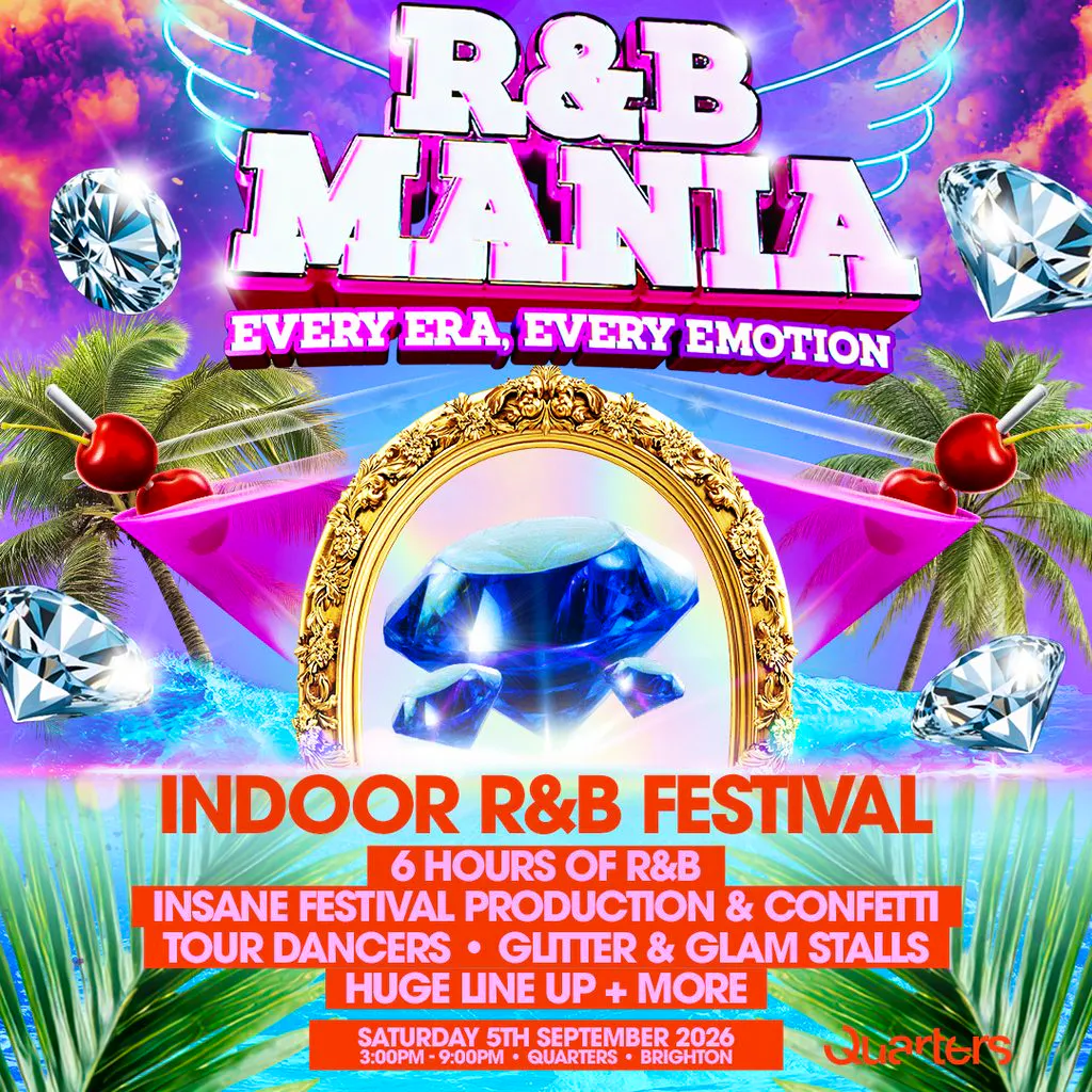 RNB MANIA | Brighton's R&B Festival at Quarters Brighton
