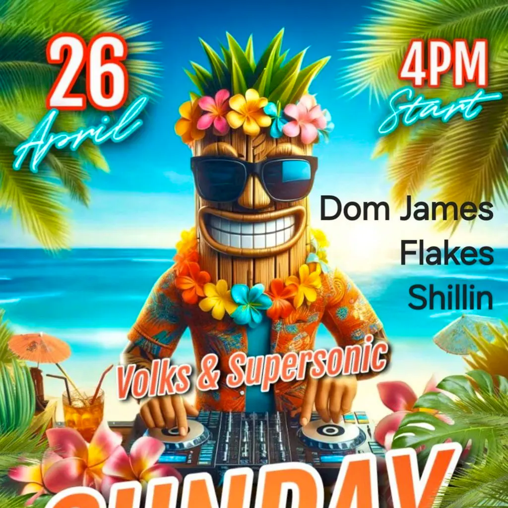 Free Entry Multi genre terrace party at The Volks Nightclub