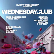 Wednesday Club: House, Tech House, Electro & Hip Hop at Egg London