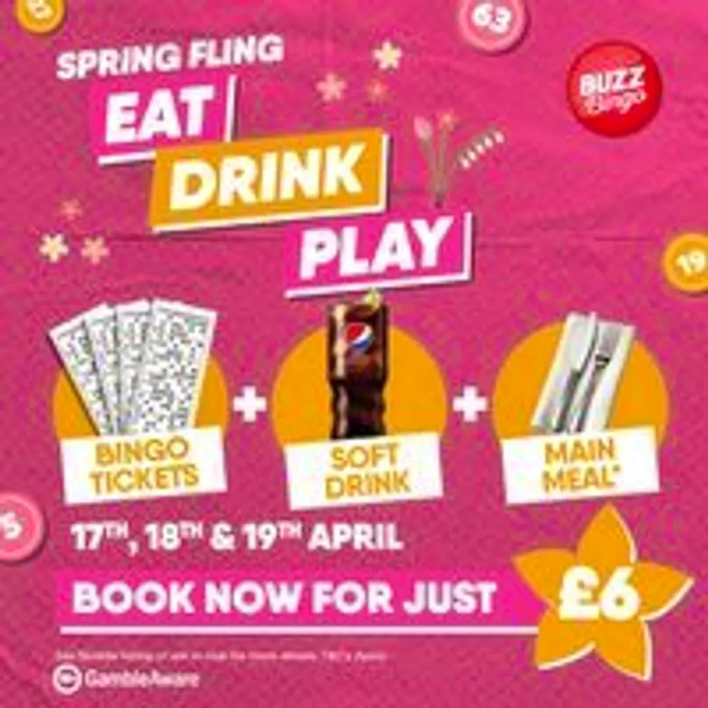 Spring Fling Tickets - Buzz Bingo Morecambe 17/04 at Buzz Bingo Morecambe