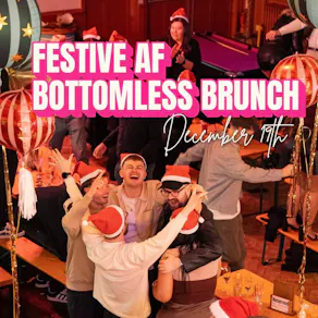 Festive AF Bottomless Brunch at The Grosvenor