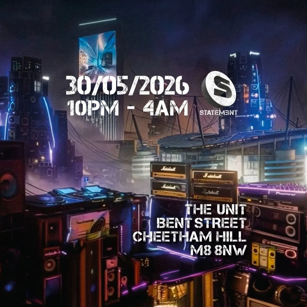 Tickets: Statement McR | The Unit Manchester Manchester Sat 30 May 2026