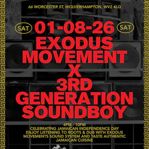 Exodus Movement X 3rd Generation Sound Boy