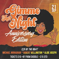 Gimme The Night - The Anniversary Edition! at Genting Club Sheffield