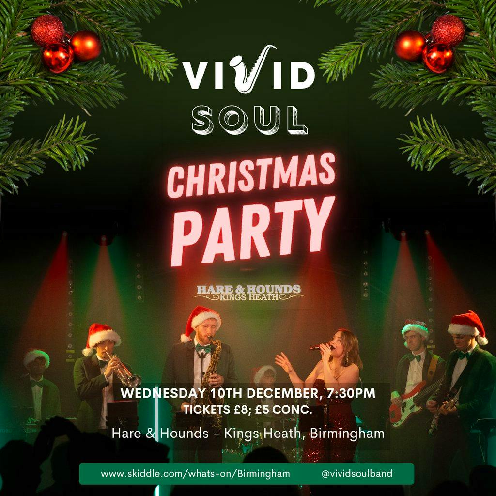 Vivid Soul Christmas Party at Hare And Hounds Kings Heath