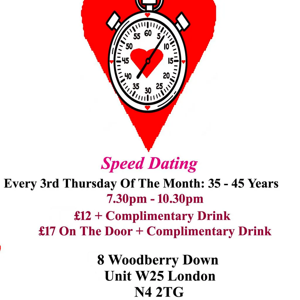 Speed Dating. 35 -  45 years. Thursdays at Creativity In Our Hands: Suzanne Asphall